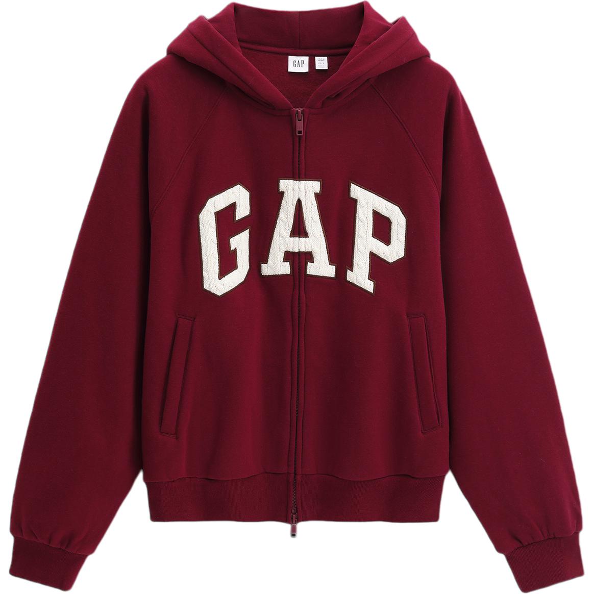 Женское худи GAP на молнии (серое)