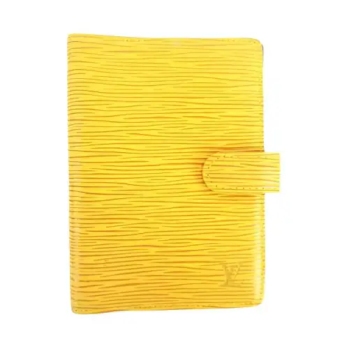 LOUIS VUITTON Epi Cow Leather Wallet Regular Unisex Yellow