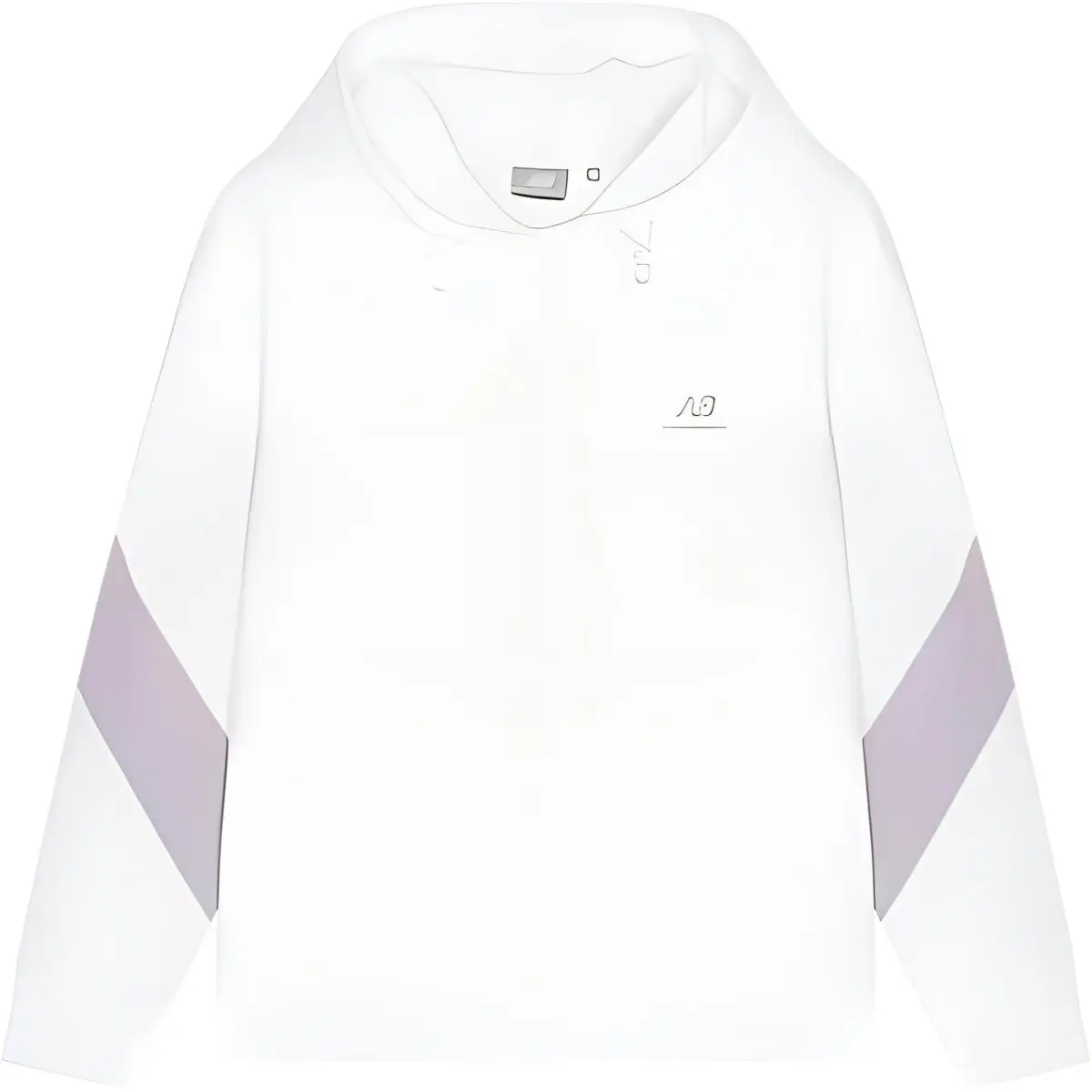 New Balance Sweatshirts Women's White Hooded Moderate Regular