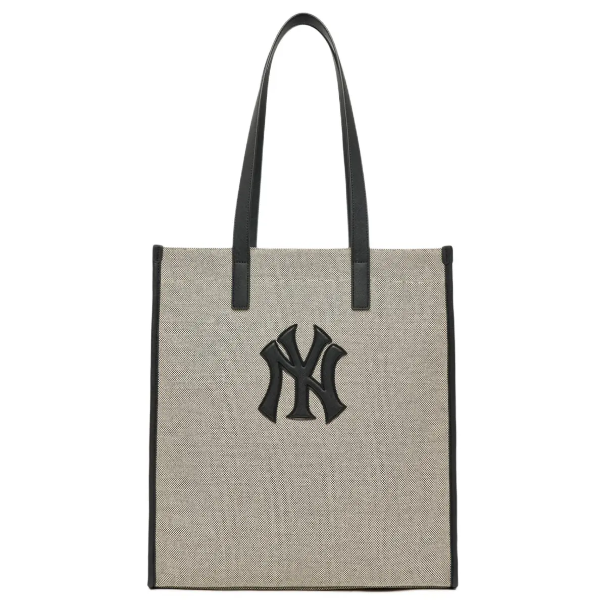 MLB Cotton Canvas Tote Bag, Shopping Bag, Handbag, Shoulder Bag Regular Unisex Gray