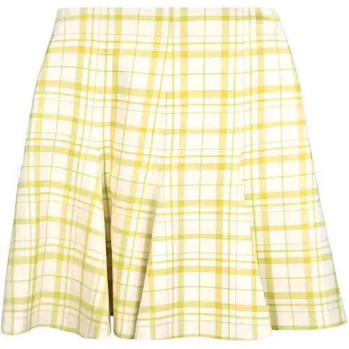 DIOR Casual Short Skirts Women's Yellow