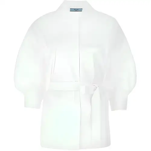 PRADA Shirts Women's White Lapel Moderate Other