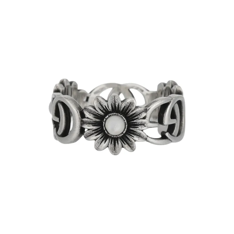 Gucci Gg Marmont mother of pearl ring