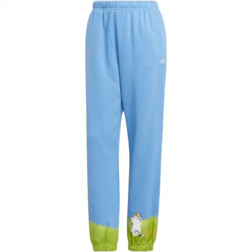 Adidas Originals Knitted Sweatpants Women's Blue Moderate Cuffed Pants