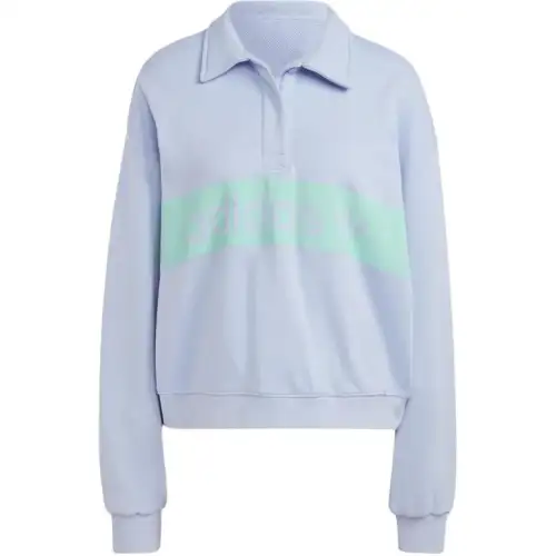 Adidas Originals Sweatshirts Women's Daybreak Blue Pointed Collar Moderate Regular