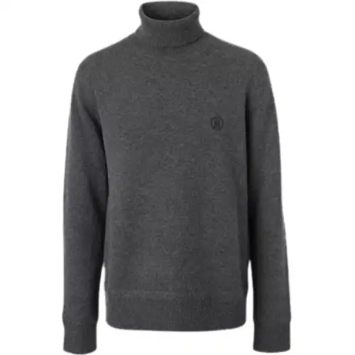 Burberry Slim Fit Knitwear Men's Charcoal Gray