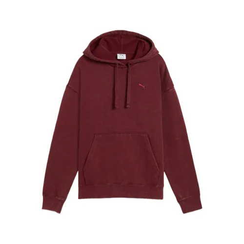 Puma Elevated Essentials Acid Wash Women's Fleece Hoodie