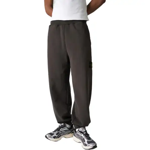Stone Island 6200004 logo-patch cuffed trousers