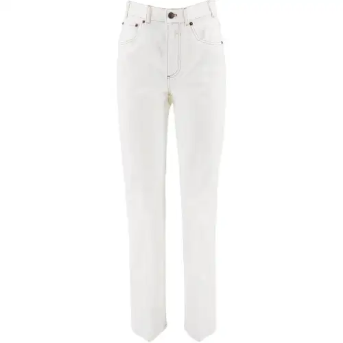 Loro Piana Knitted Sweatpants Women's White Moderate Other