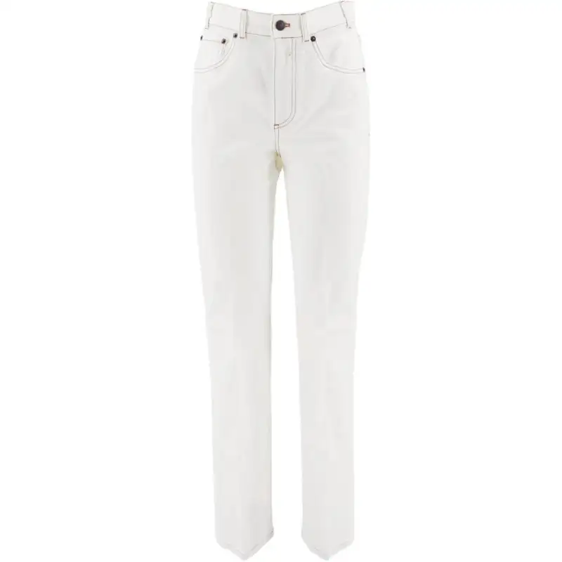 Loro Piana Knitted Sweatpants Women's White Moderate Other