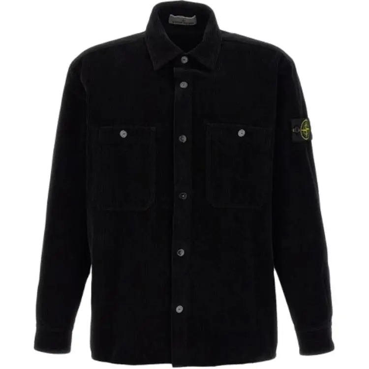 STONE ISLAND Compass Patch Buttoned Overshirt