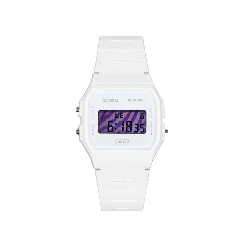 CASIO Custom Collection Quartz Movement Watch Unisex Purple Watch Dial