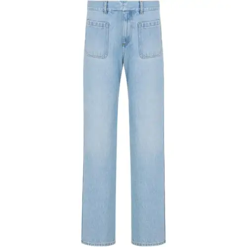 Christian DIOR Logo Patch Regular Fit Jeans