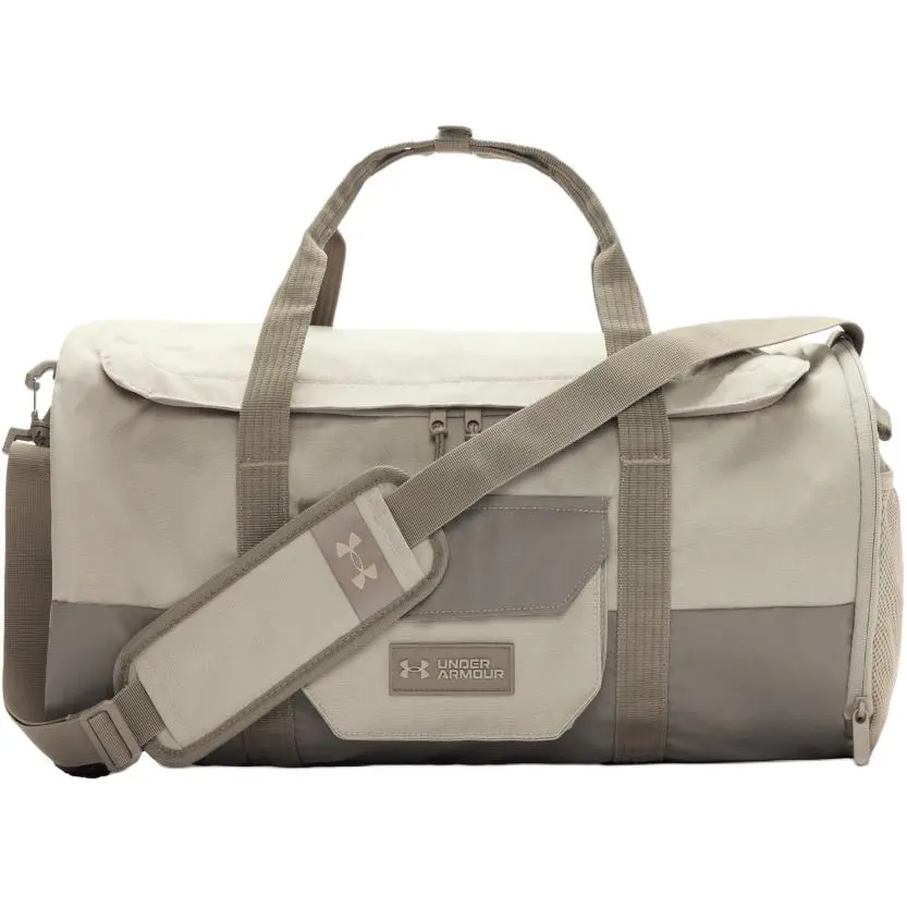 Under Armour Polyester Travel Bag Regular Unisex Forest Dog Taupe Gray