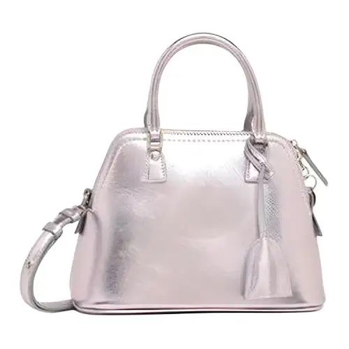 Maison Margiela 5AC Leather Shoulder Bag, Crossbody Bag, Handbag Unisex Purple