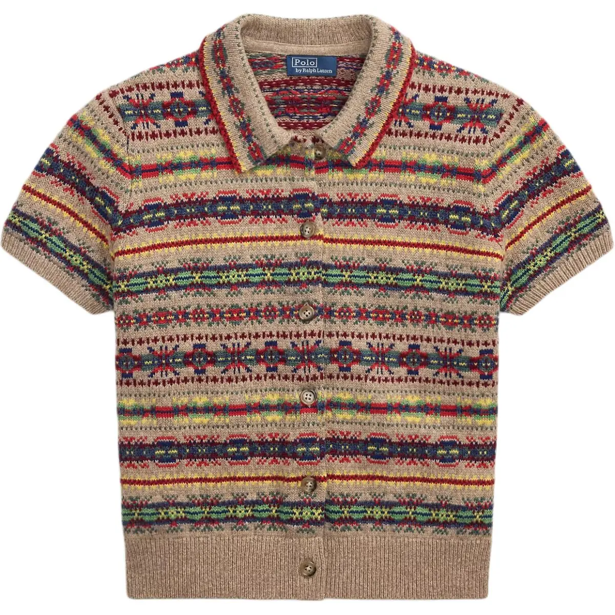 Polo Ralph Lauren FW25 Sweater Slightly Loose Fit Women's Camel