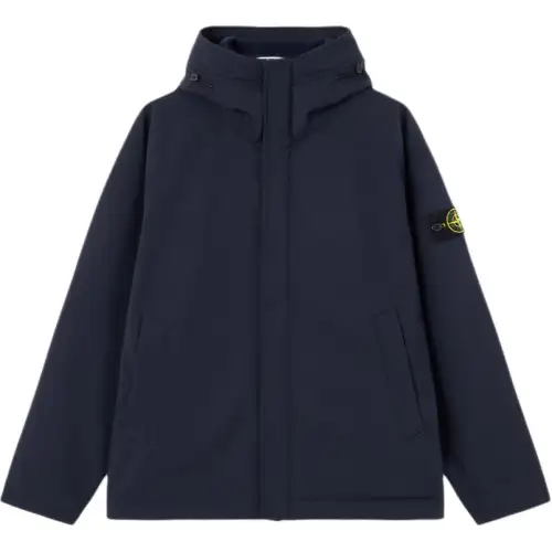 Stone Island hooded raglan-sleeve jacket