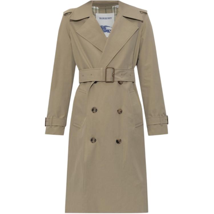Burberry Double Breasted Belted Trench Coat