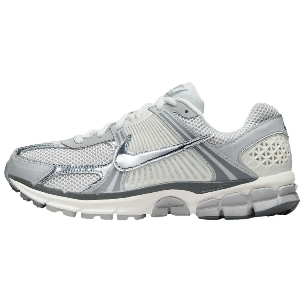Nike Zoom Vomero 5 Breathable Support Casual Running Shoes Unisex White Silver Gray