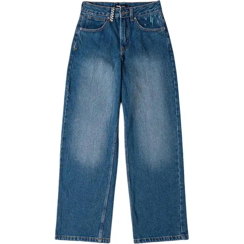 Vans Jeans Women's Blue Moderate Straight Fit Pants