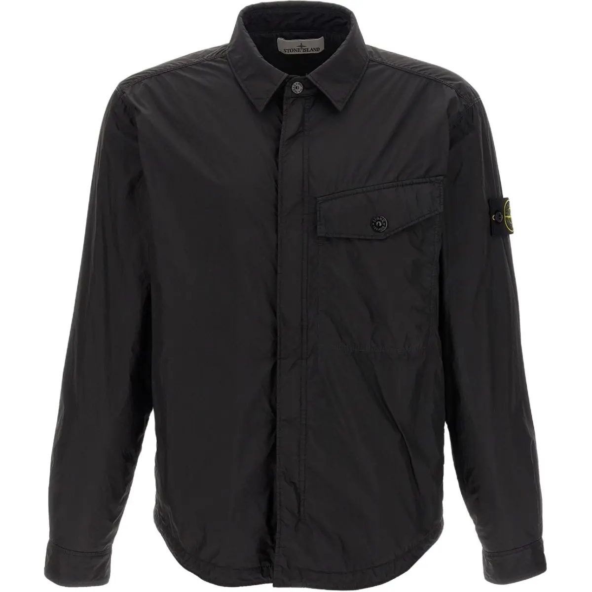 STONE ISLAND Compass Patch Zip Up Jacket