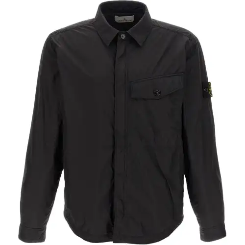 STONE ISLAND Compass Patch Zip Up Jacket
