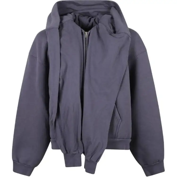Balenciaga Zip Up Long Sleeved Hoodie