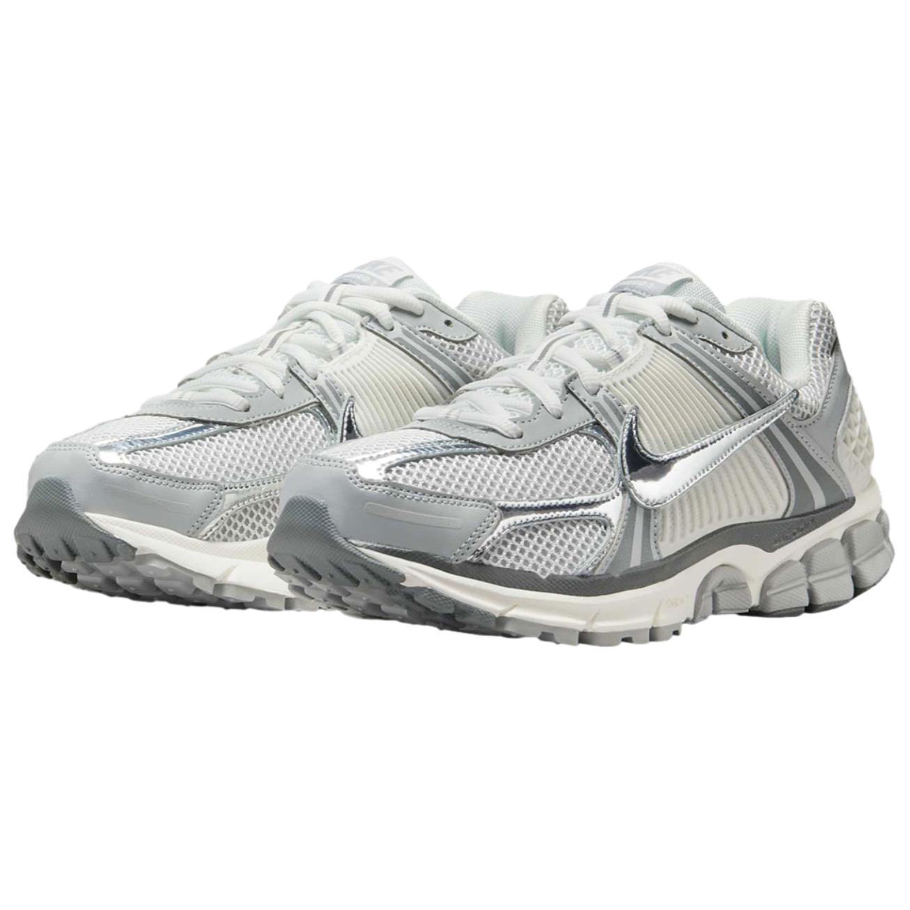 Nike Zoom Vomero 5 Breathable Support Casual Running Shoes Unisex White Silver Gray