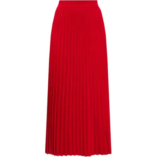 Balenciaga pleated midi skirt