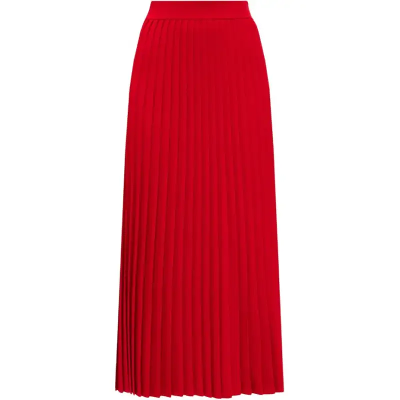Balenciaga pleated midi skirt
