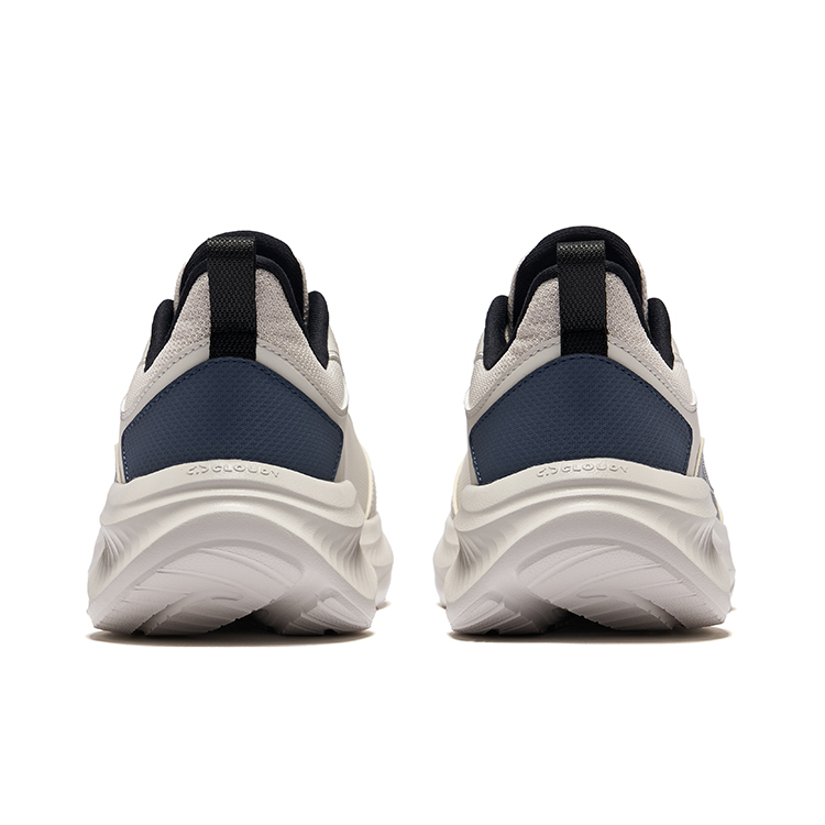 Erke Cushioning Rebound Cushioning Rebound Low top Casual Running Shoes Men’s Wild Gray Ink Blue