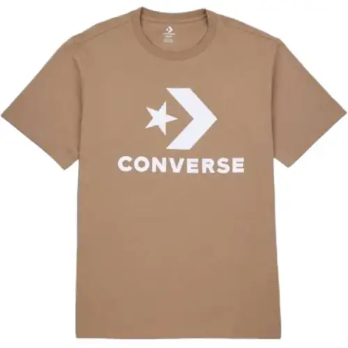 Converse T Shirts Unisex Brown Crew Neck