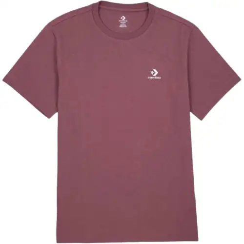 Converse T Shirts Unisex Dark Purple Red Crew Neck