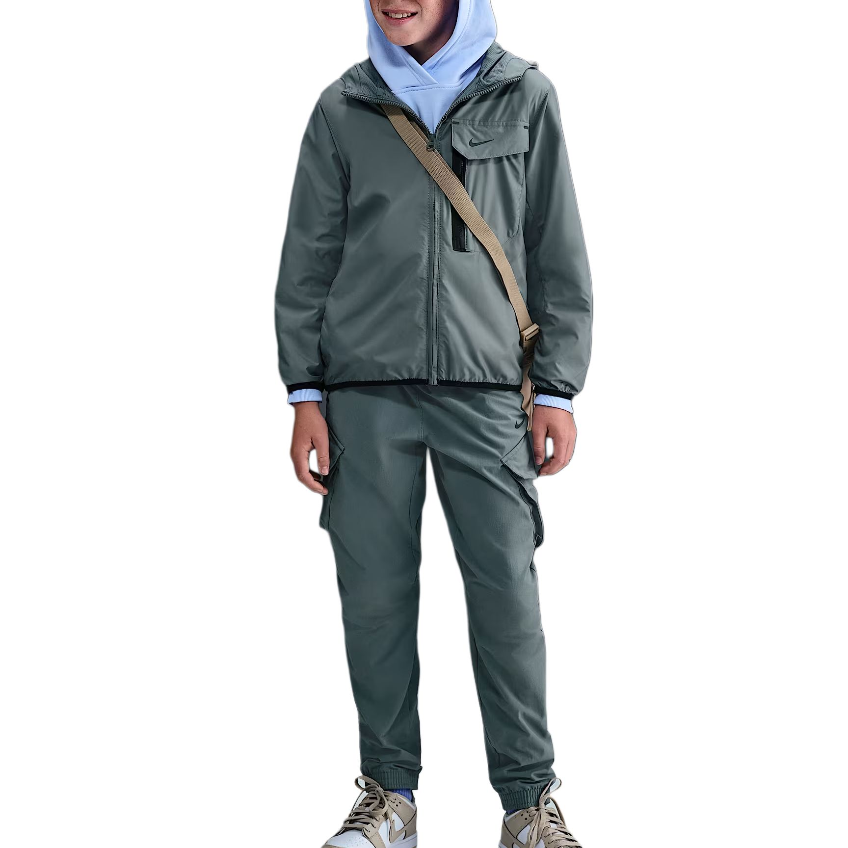 Детская куртка Nike Sportswear City Utility (черная)
