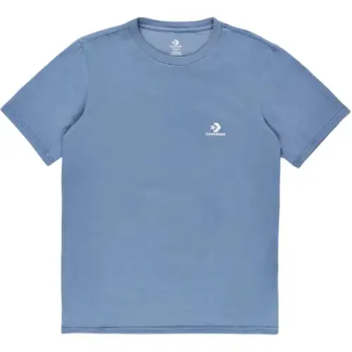 Converse T Shirts Unisex Lake Shore Blue Crew Neck