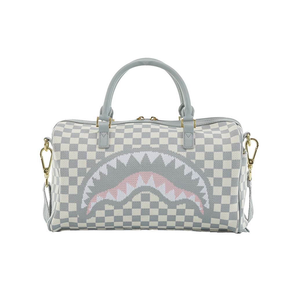 Сумка SPRAYGROUND Печать (серо-белая)