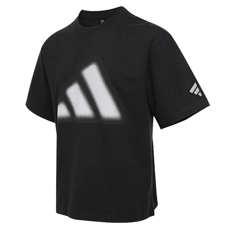 Adidas FOS T-Shirts Men's Black Crew Neck Moderate