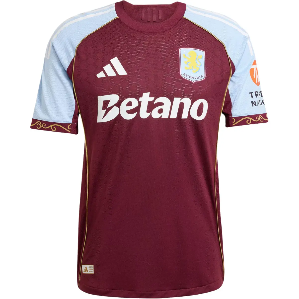 Adidas Aston Villa Soccer Jersey Player Edition Men's
