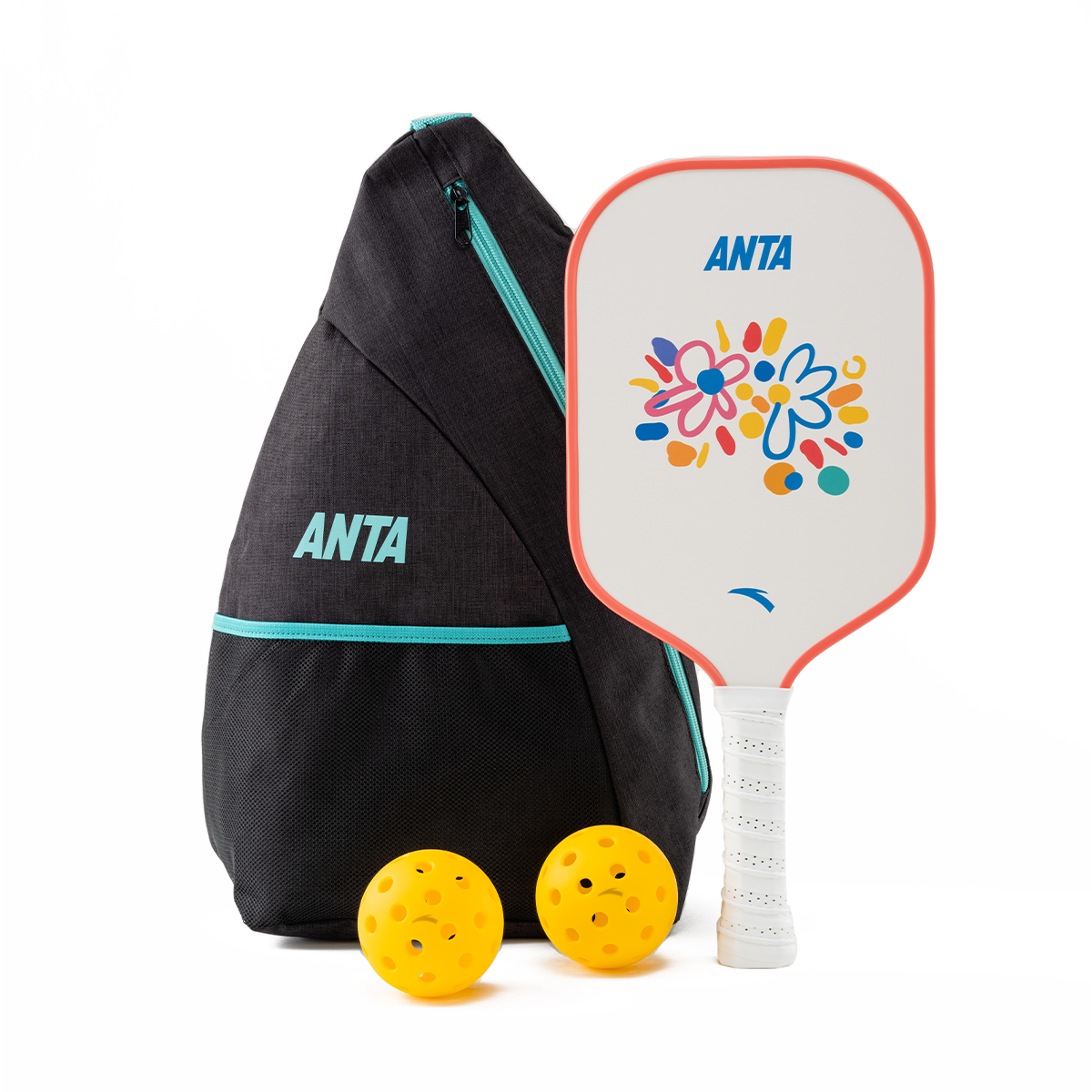 Anta Small Flower Clothing Sets Pickleball Paddles Fiberglass Court Unisex 16mm