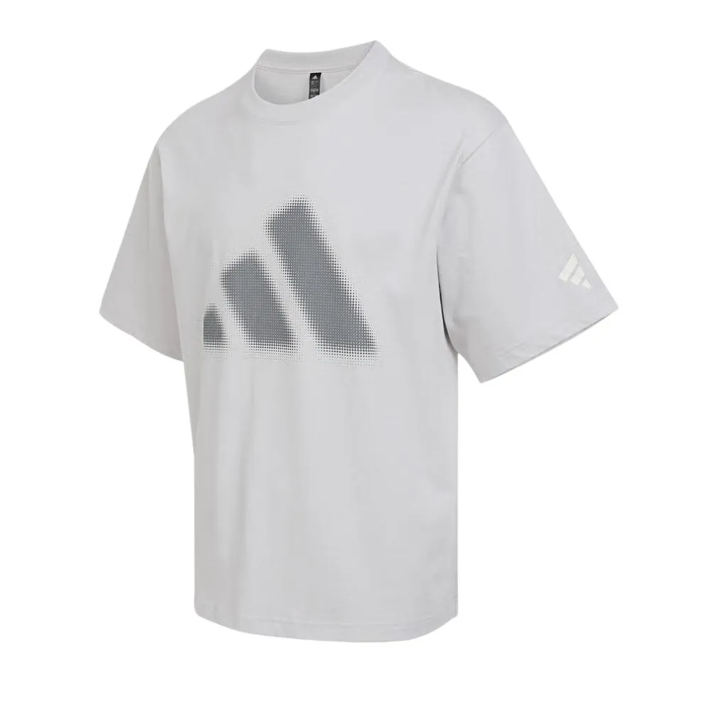 Adidas FOS T-Shirts Men's Gray Crew Neck Moderate