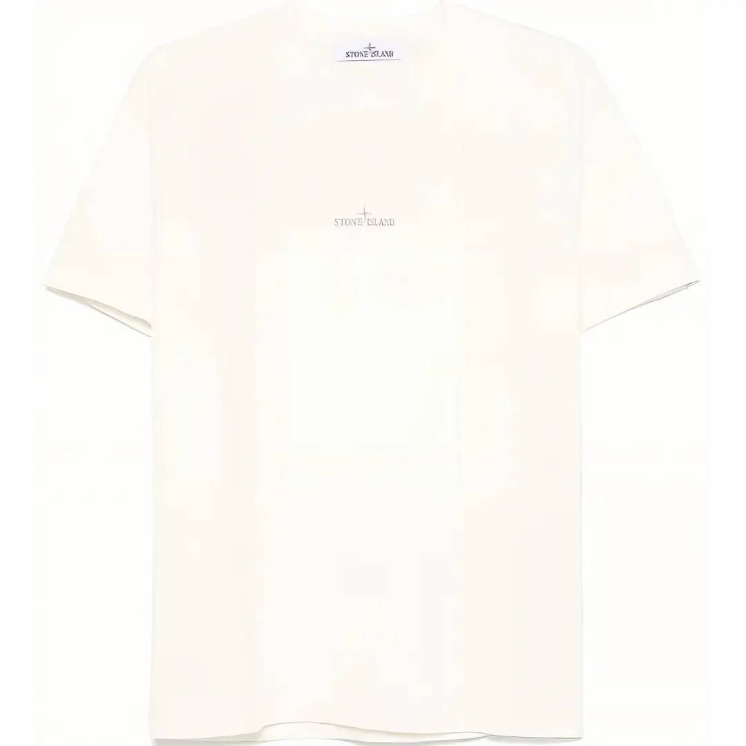 STONE ISLAND Compass Printed Crewneck T Shirt