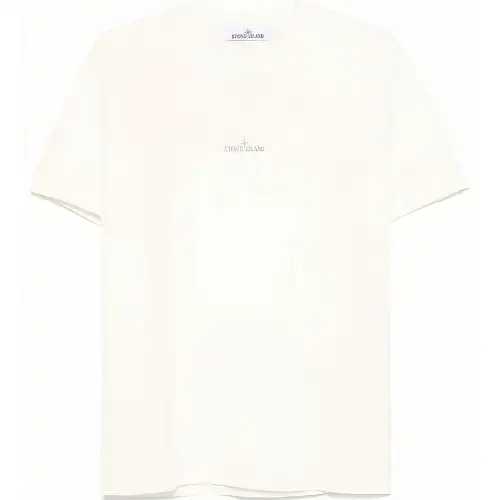 STONE ISLAND Compass Printed Crewneck T Shirt