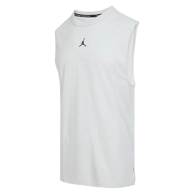 Jordan As M J Tank Tops Men's Gray White Crew Neck Moderate Other