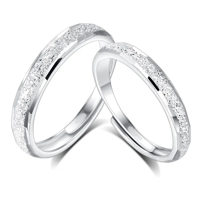 YINCHIE 925 Sterling Silver 999 Fine Silver Rings Unisex