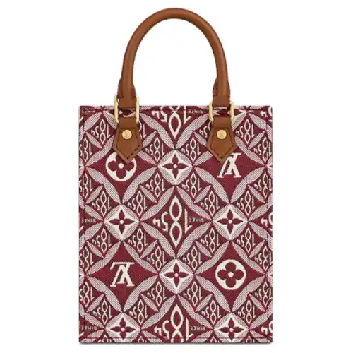 LOUIS VUITTON Petit Sac Plat Since 1854 Bordeaux