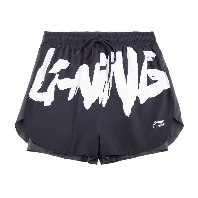 Li Ning Sports Shorts Unisex Black Moderate