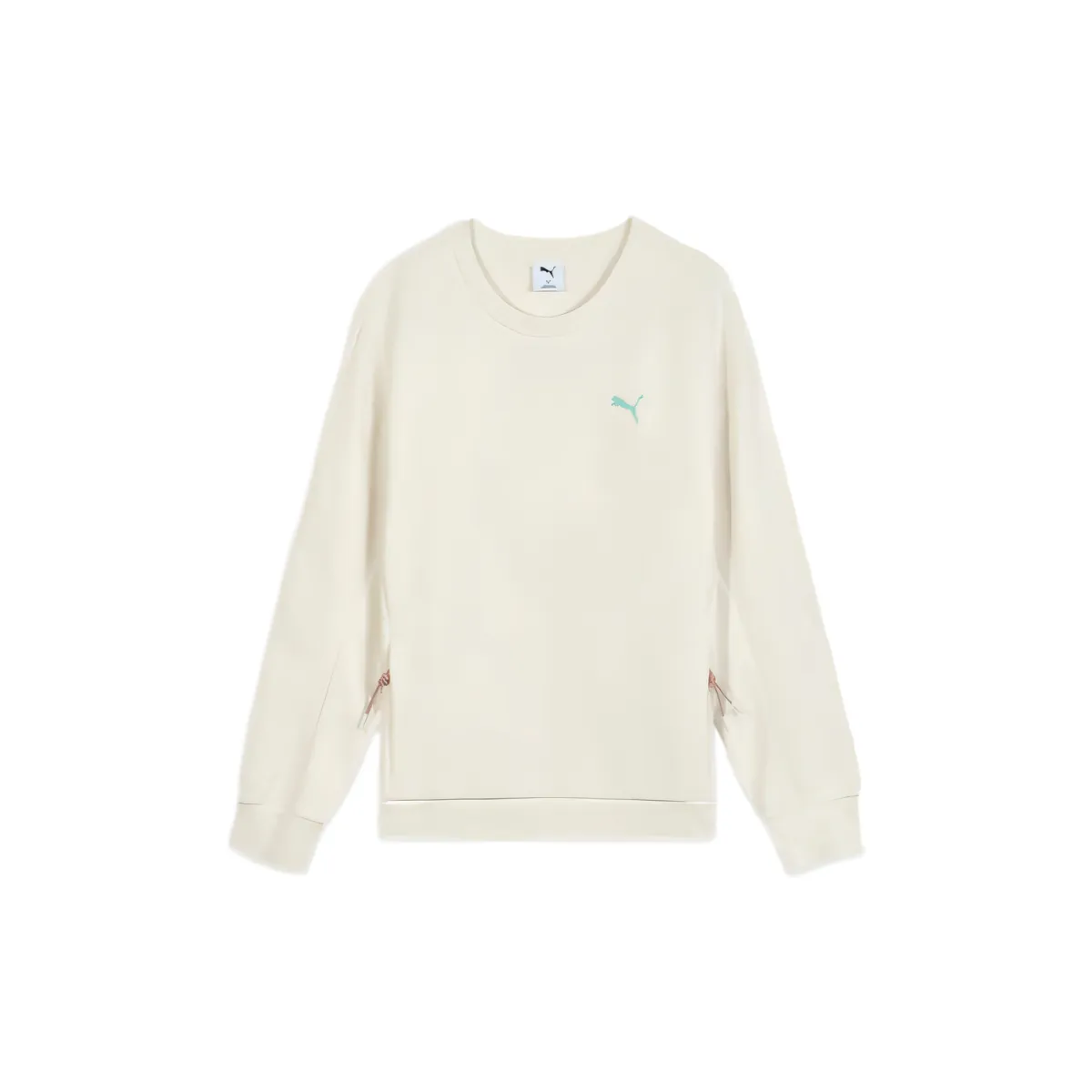 PUMA ESS Sweatshirts Men's White Crew Neck Moderate Regular