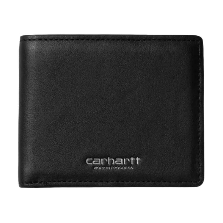 Мужской кошелек Carhartt с логотипом (черный)