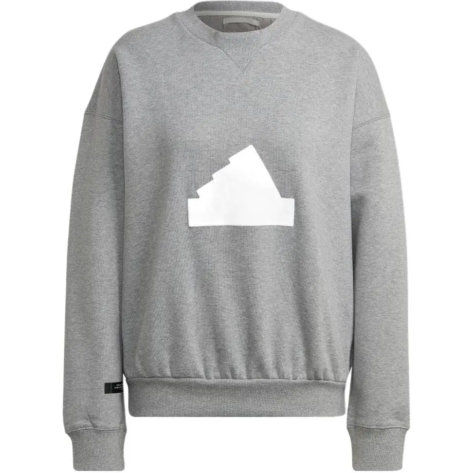 Adidas Sweatshirts Women's Gray Crew Neck Moderate Other