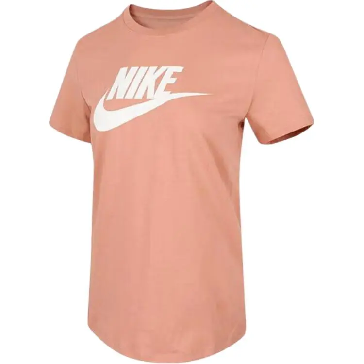 Nike T-Shirts Women's Coral Crew Neck Moderate